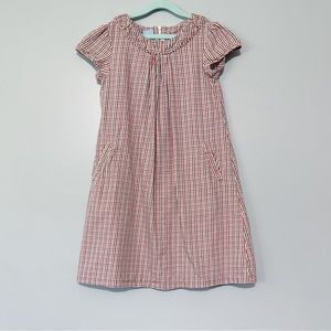Bella Bliss Plaid A-Line Dress with Pockets, size 12